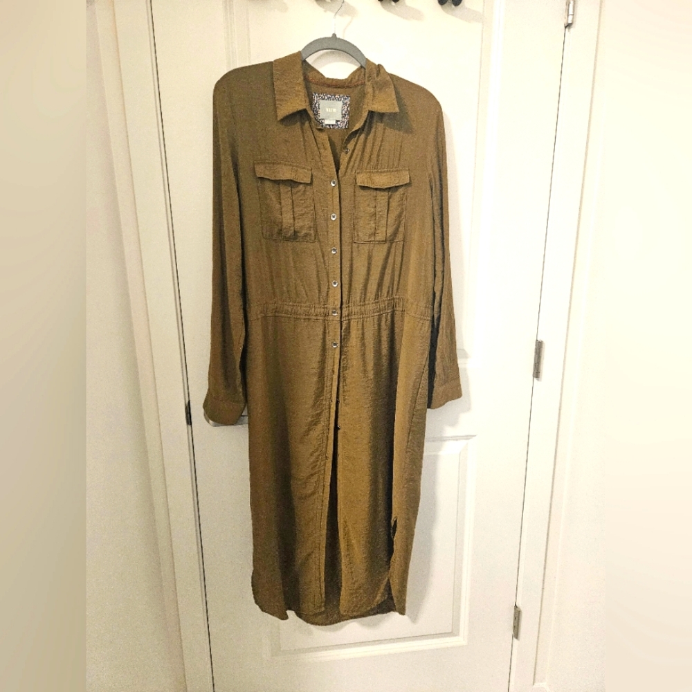 Meave Button-Up Midi Dress size 12